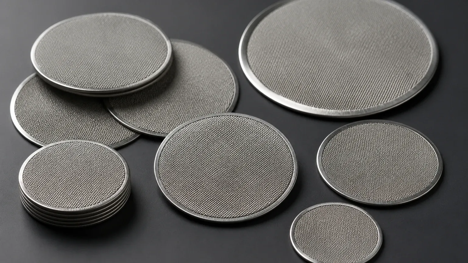 1 Micron Filter Disk visual guide