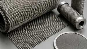1 X 1 Woven Wire Mesh visual guide