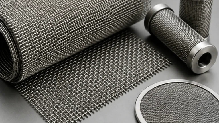 1 X 1 Woven Wire Mesh visual guide