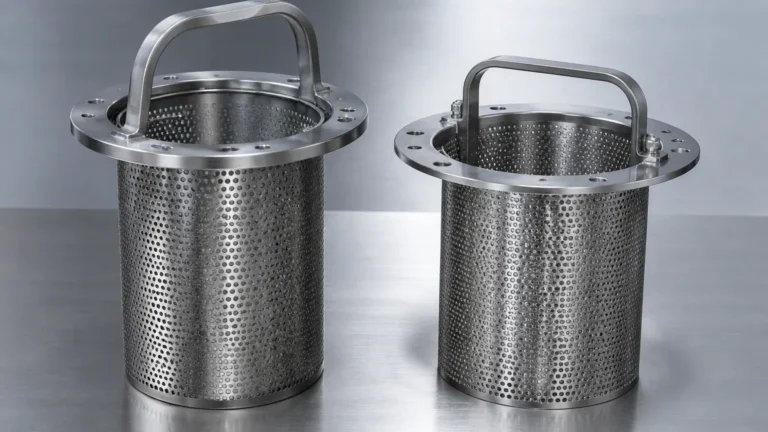 2 Basket Strainers visual guide