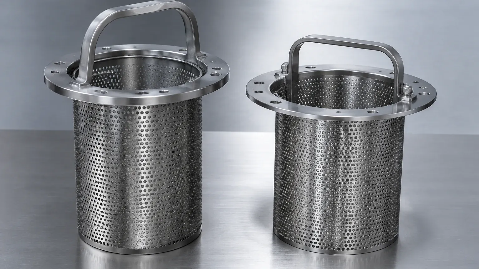 2 Basket Strainers visual guide