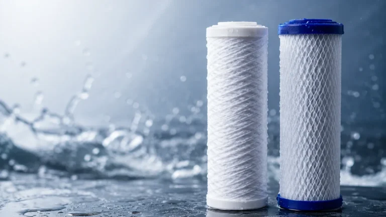 2 Stage Water Filter Cartridges visual guide