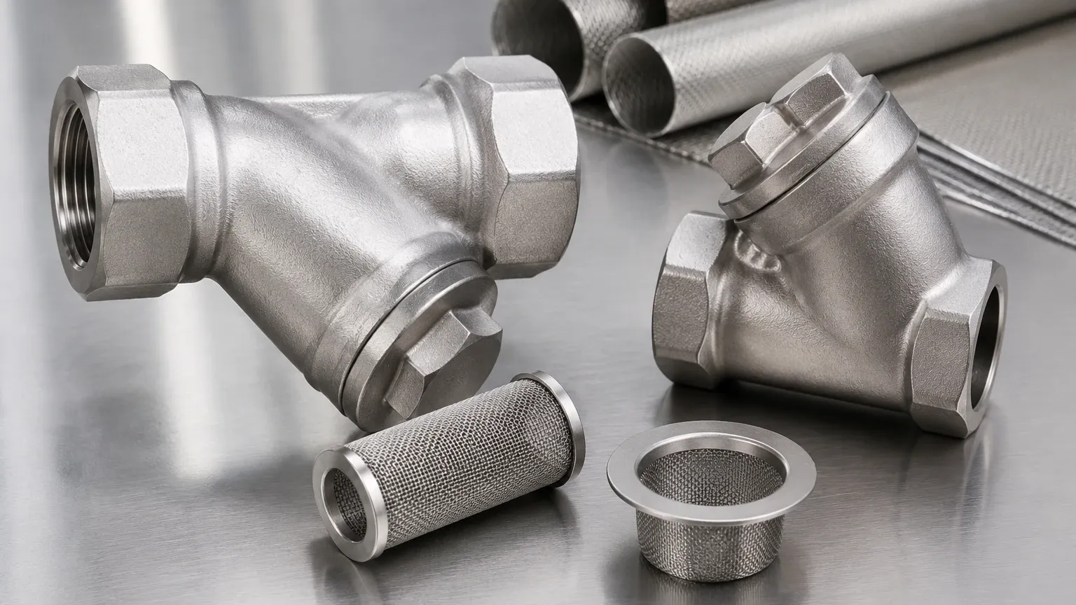 2 Y Strainers visual guide