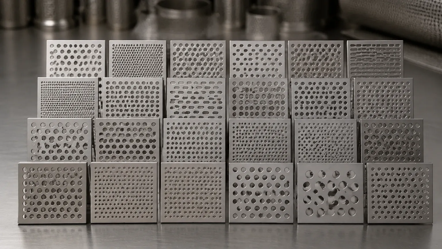 20 Perforated Gi Metal Tiles visual guide