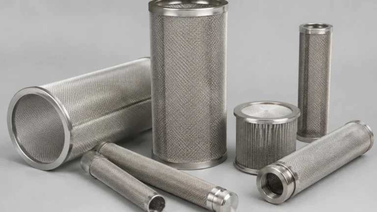 25 Micron Stainless Steel Woven Wire Mesh Filter visual guide