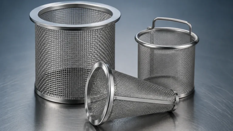 3 Metal Strainers visual guide