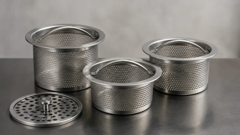 3 Piece Basket Strainer Set visual guide