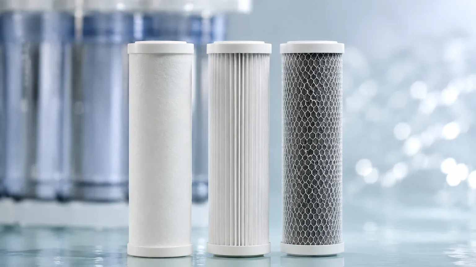 3 Stage Water Filter Cartridges 3 Stage Water Filter Cartridges visual guide