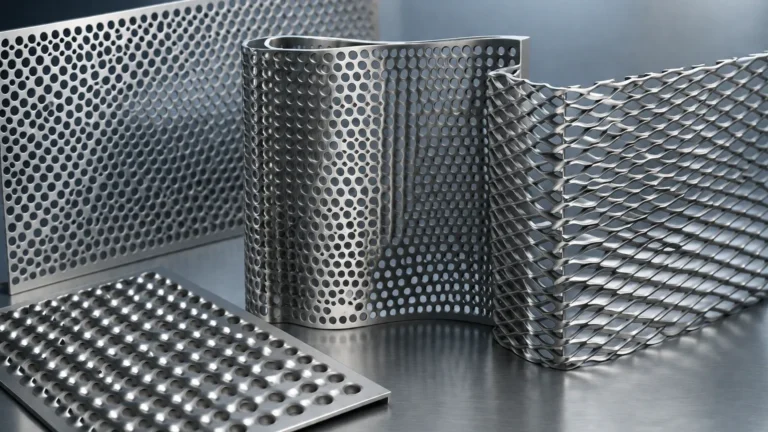 3d Perforated Metal Panel visual guide