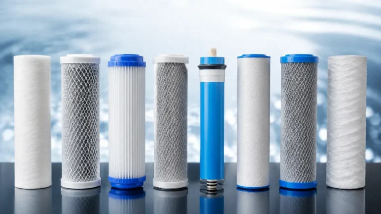 8 Stage Water Filter Replacement Cartridges visual guide