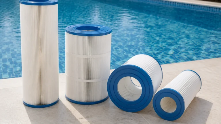 A or C Pool Filter Cartridges visual guide