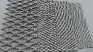 Aluminum Expanded Metal Size Chart visual guide
