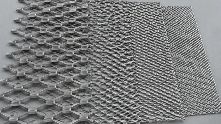 Aluminum Expanded Metal Size Chart visual guide
