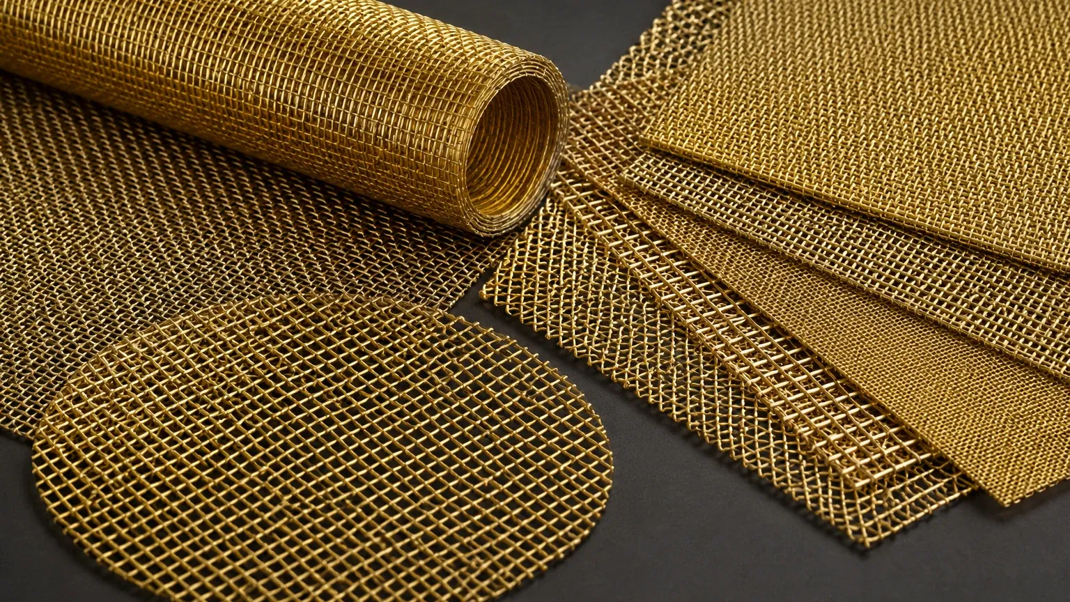 Arrow Metal Brass Woven Wire Mesh Arrow Metal Brass Woven Wire Mesh visual guide