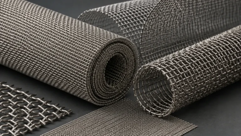 Arrow Metal Woven Wire Mesh visual guide
