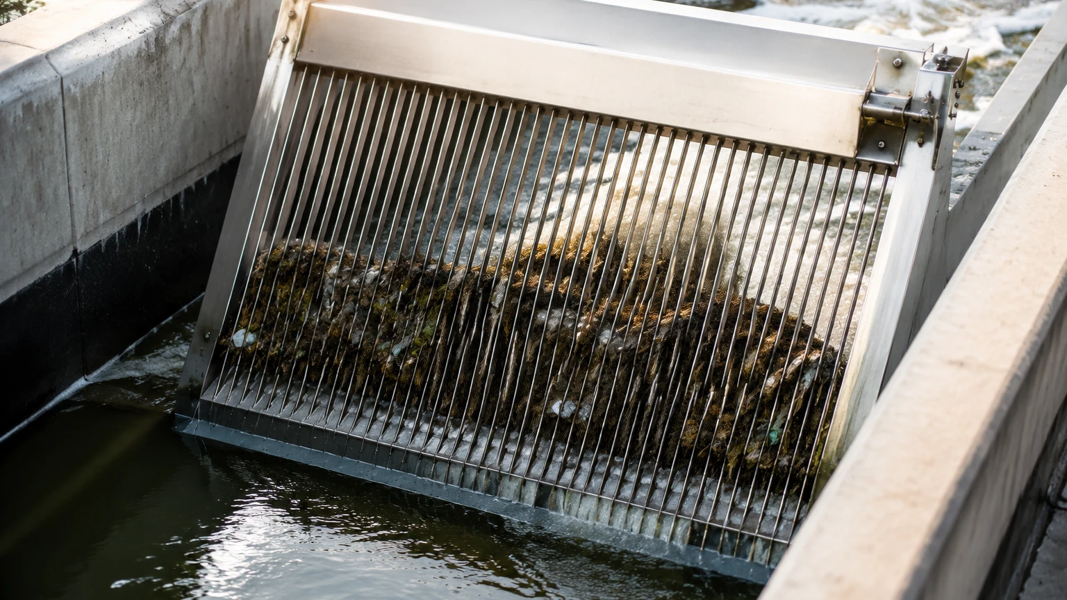 Bar Screen Wastewater Treatment Plant visual guide