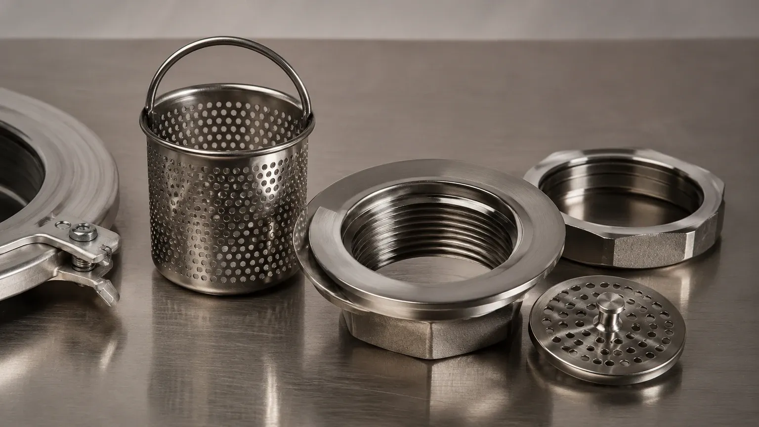 Basket Strainer and Disposal Flange Basket Strainer and Disposal Flange visual guide