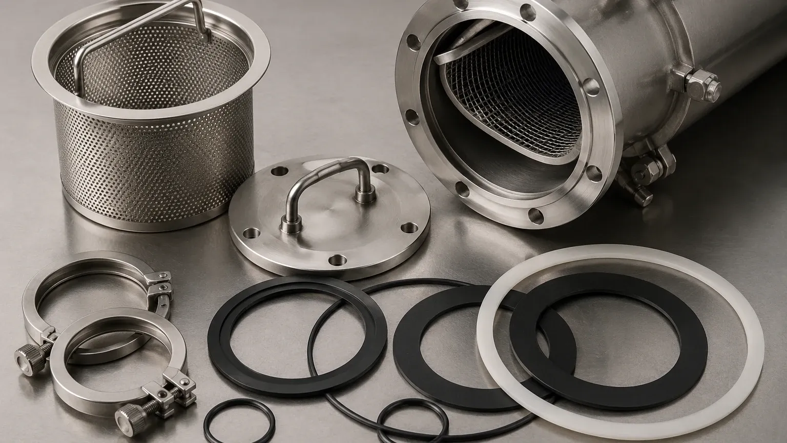 Basket Strainer Gasket Order visual guide