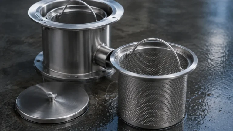 Basket Strainer Grease Trap visual guide