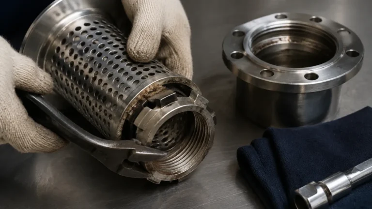 Basket Strainer Nut Stuck visual guide