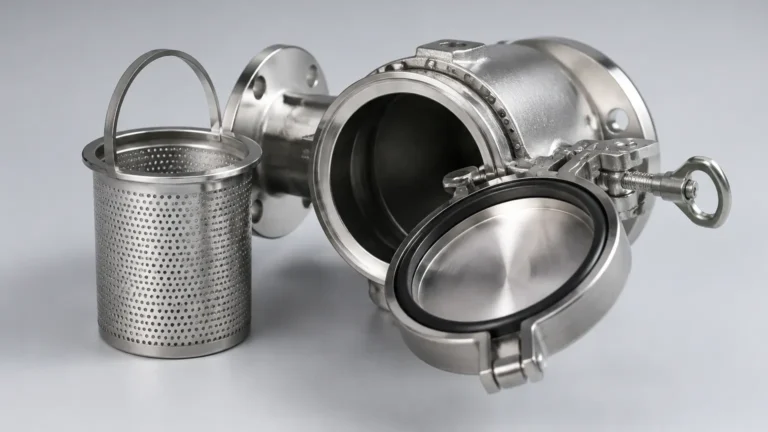 Basket Strainer Quick Opening visual guide