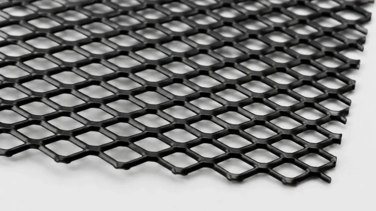 Black Expanded Metal Mesh visual guide