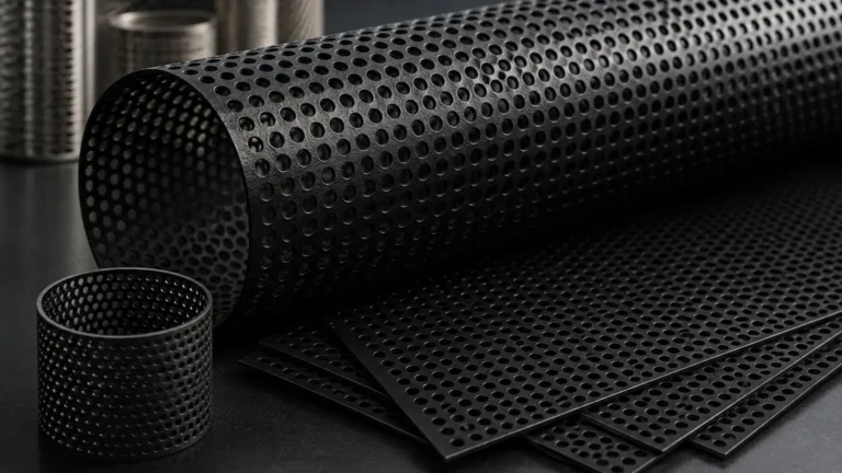 Black Perforated Metal visual guide