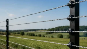 Braided Wire Electric Fence visual guide
