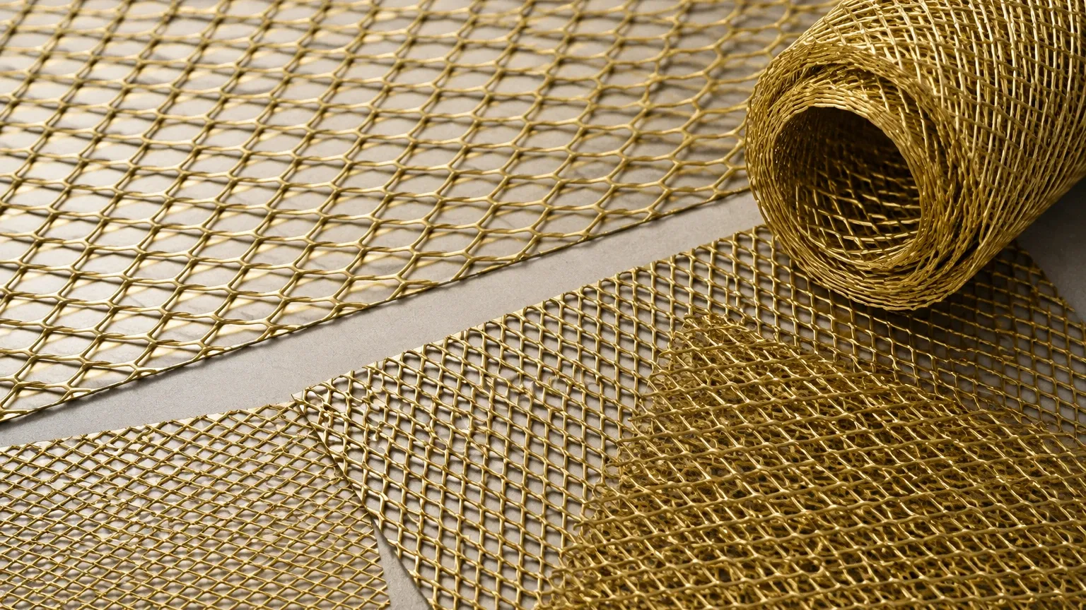 Brass Expanded Metal Brass Expanded Metal visual guide