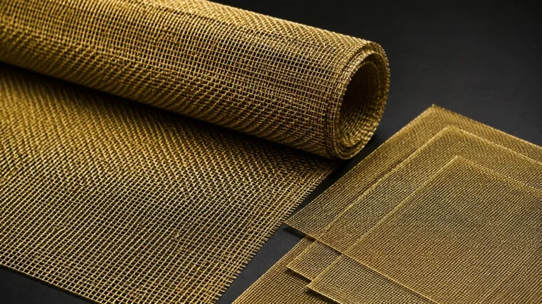 Brass Woven Wire Mesh visual guide