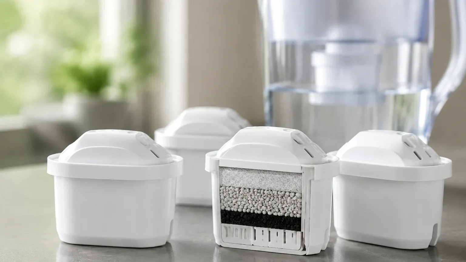 Brita Maxtra Water Filter Cartridges visual guide