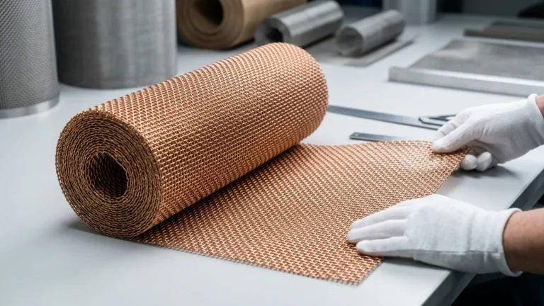 Bronze Woven Wire Mesh visual guide