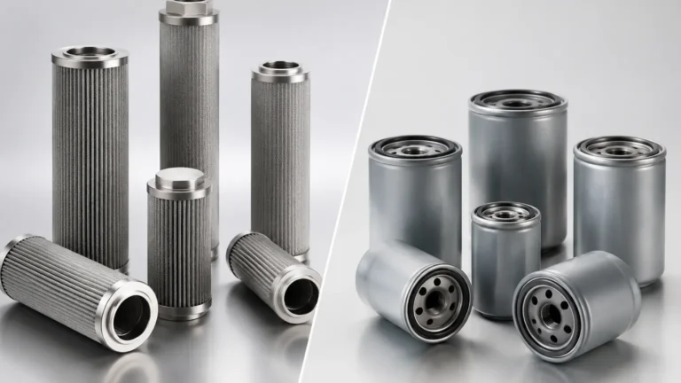 Cartridge Filter vs Spin on visual guide