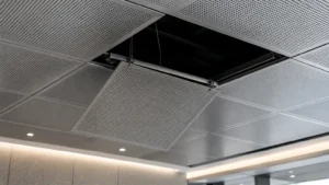 Clip in Perforated Metal Ceiling visual guide