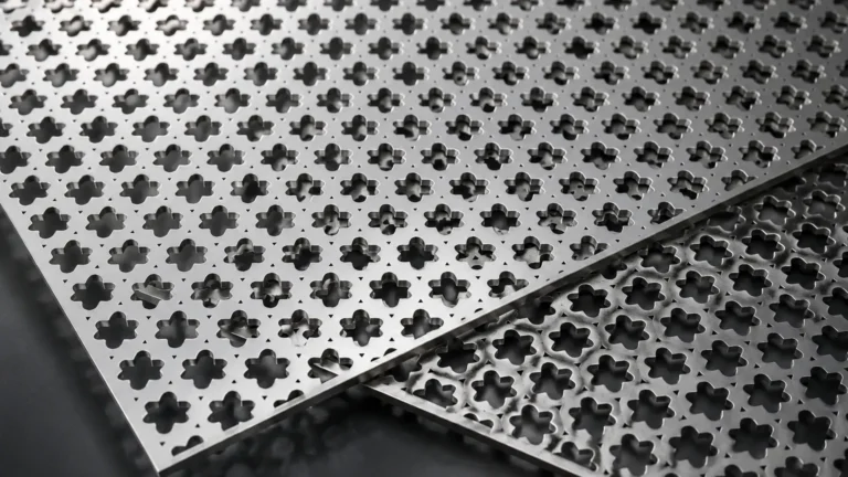 Cloverleaf Perforated Metal Sheet visual guide