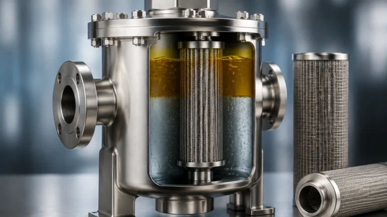 Coalescing Oil Separator visual guide