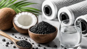 Coconut Carbon Water Filter visual guide