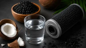 Coconut Shell Carbon Water Filter visual guide