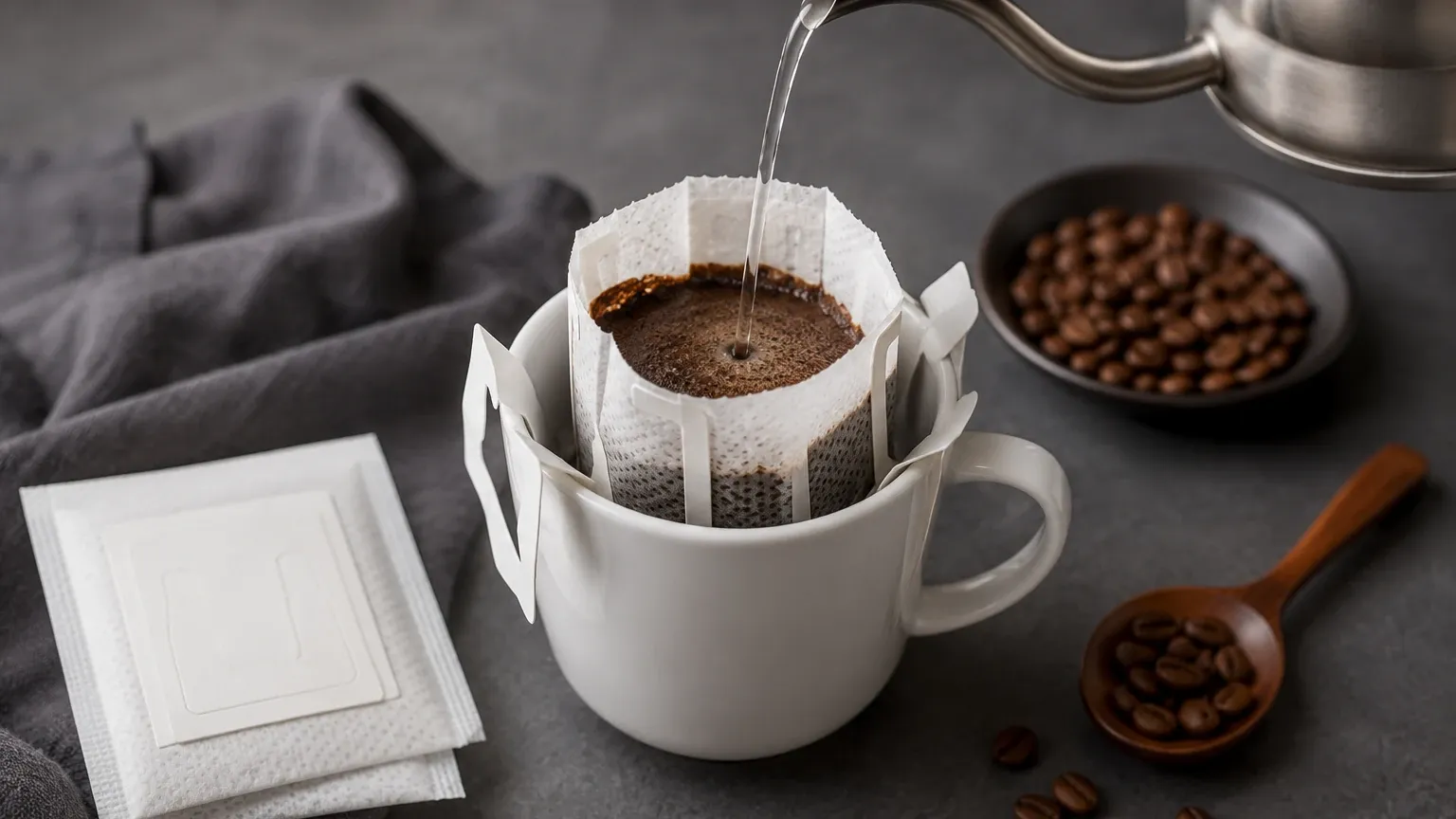 Coffee Filter Pack How to Use visual guide
