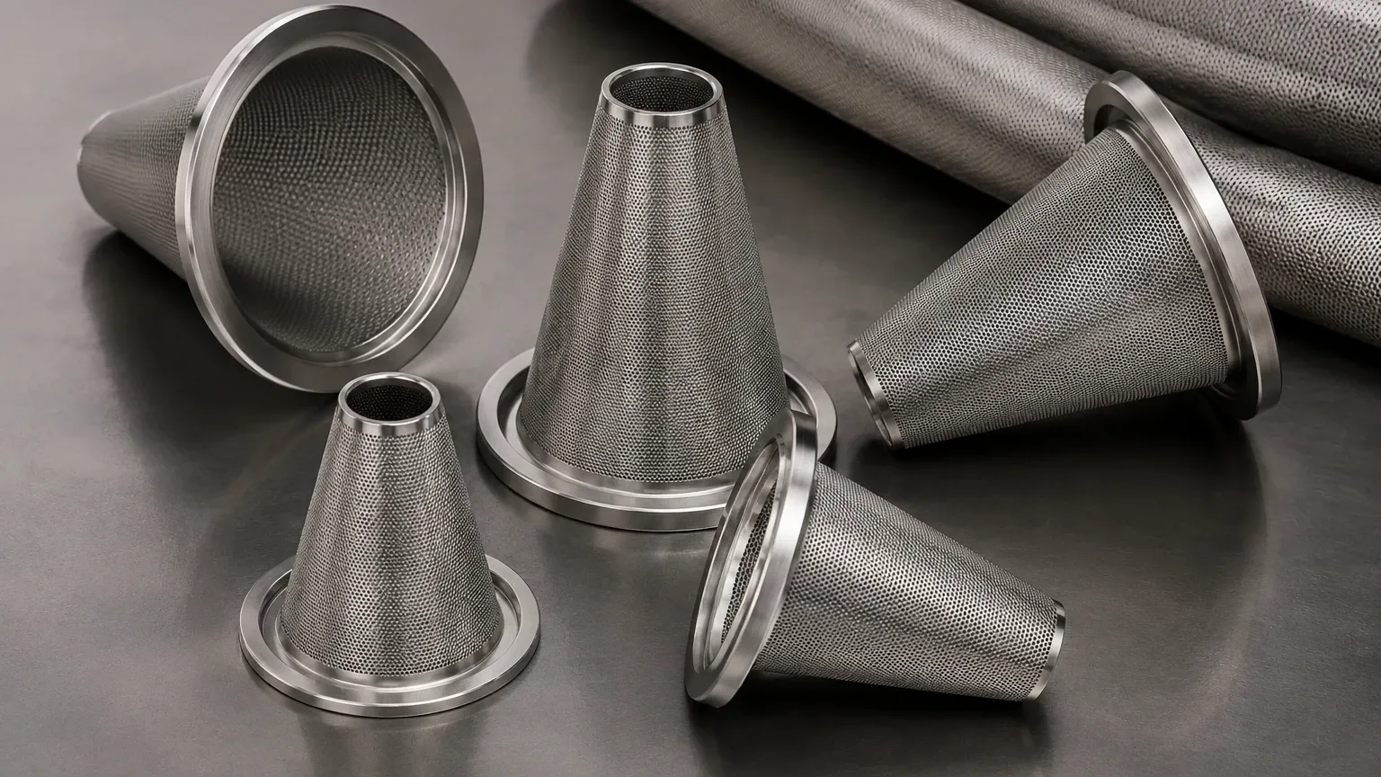 Cone Strainers visual guide
