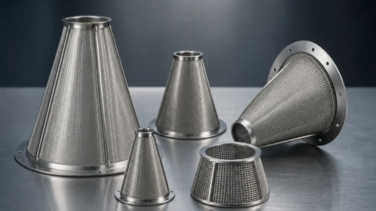 Conical Strainers visual guide