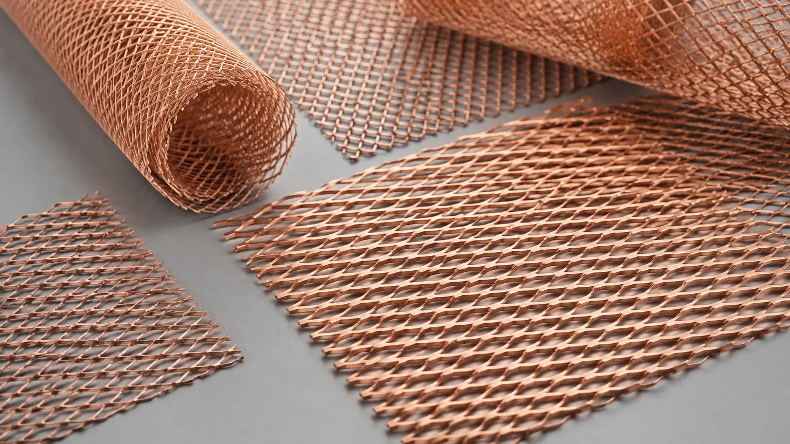 Copper Expanded Metal Copper Expanded Metal visual guide