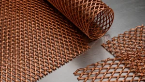 Copper Expanded Metal Mesh visual guide