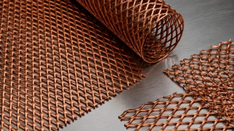 Copper Expanded Metal Mesh visual guide