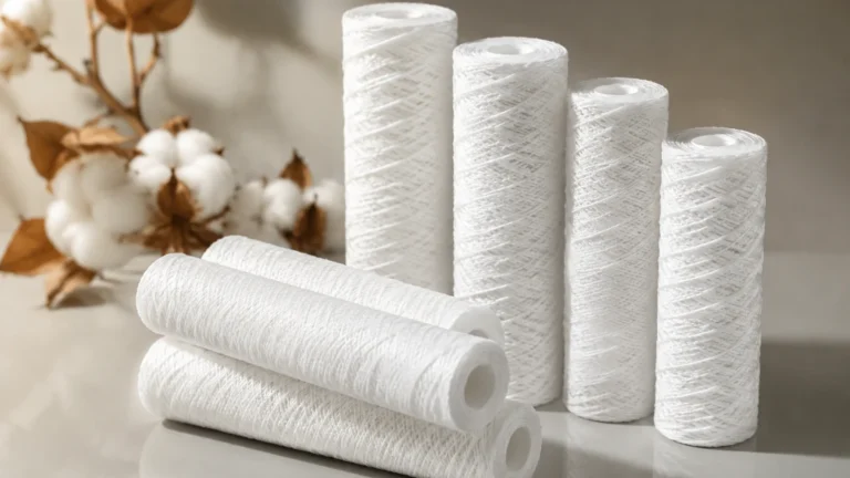 Cotton String Wound Filter Cartridge visual guide
