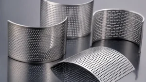 Curved Perforated Metal Panel visual guide