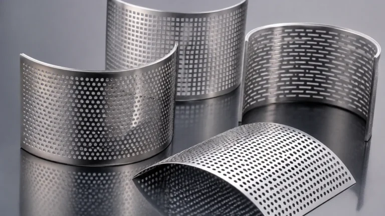 Curved Perforated Metal Panel visual guide