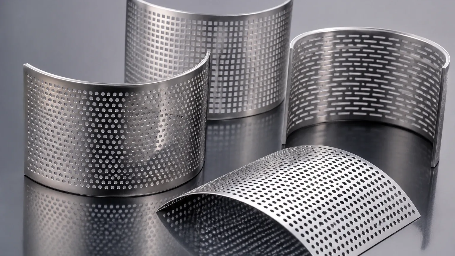 Curved Perforated Metal Panel visual guide