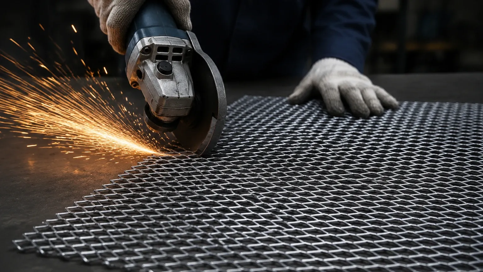 Cutting Expanded Metal Cutting Expanded Metal visual guide