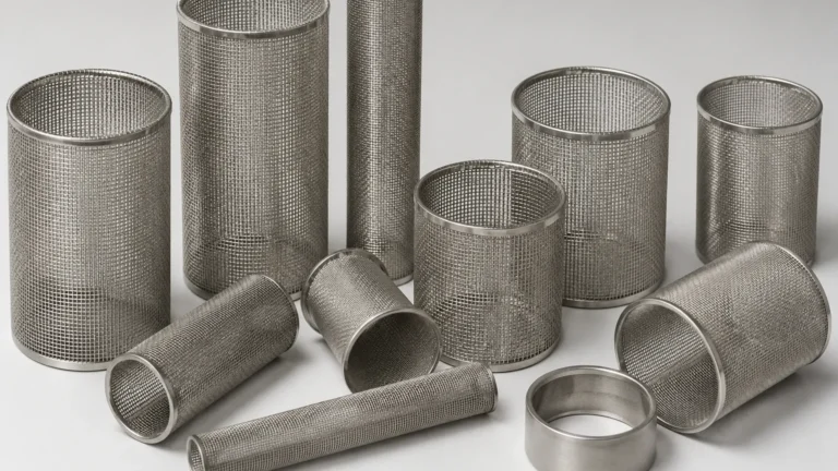 Cylindrical Wire Mesh visual guide